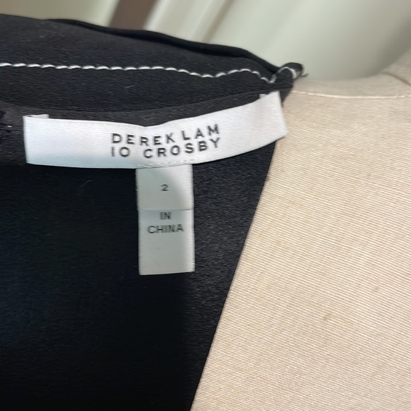 Derek Lam 10 Crosby Black Sheath Dress Size 2 - Picture 6 of 9